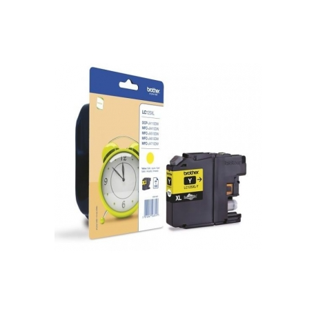 Brother LC125XLY - Super High Yield - yellow - original - ink cartridge - for Brother DCP-J4110, MFC-J4410, J4510, J4610, J4710, J6520, J6720, J6920 - 2
