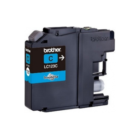 Brother LC123C - High Yield - cyan - original - ink cartridge - for Brother DCP-J132, J152, J172, J552, J752, MFC-J245, J470, J650, J6520, J6720, J6920, J870 - 1