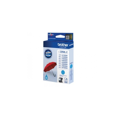 Brother LC225XLC - Cyan - original - ink cartridge - for Brother DCP-J4120, MFC-J4420, J4620, J5320, J5620, J5625, J5720; Business Smart MFC-J4420 - 0
