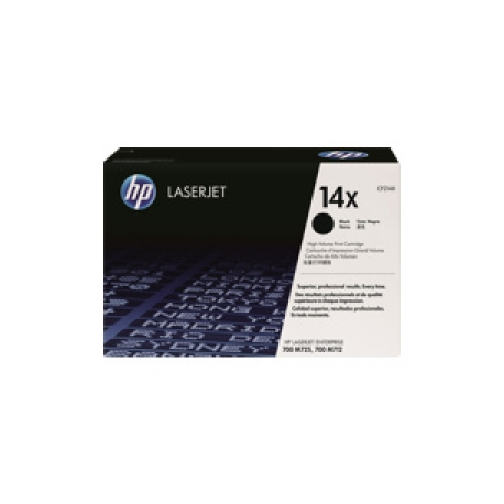 HP 14X - High Yield - black - original - LaserJet - toner cartridge (CF214XC) Contract - for LaserJet Enterprise 700, MFP M725; LaserJet Managed MFP M725 - 0