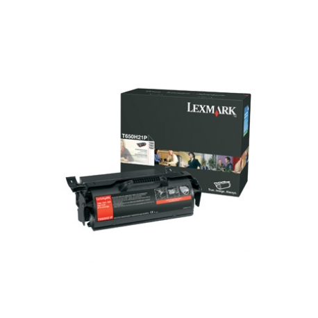 Lexmark - High Yield - black - original - toner cartridge - for Lexmark T650dn, T650dtn, T650n, T652dn, T652dtn, T652n, T654dn, T654dtn, T654n - 0