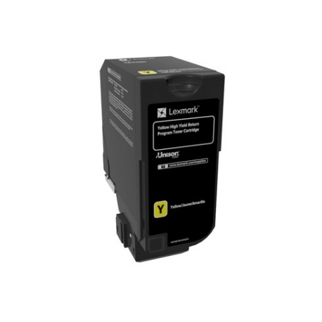 Lexmark - High Yield - yellow - original - toner cartridge LCCP, LRP - for Lexmark CS725de, CS725dte - 0