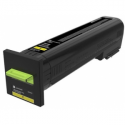 Lexmark - Extra High Capacity - yellow - original - toner cartridge LCCP, Lexmark Corporate - for Lexmark CS820de, CS820dte, CS820dtfe