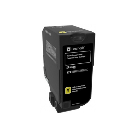 Lexmark - Yellow - original - toner cartridge LCCP, Lexmark Corporate - for Lexmark CS720de, CS720dte, CS725de, CS725dte, CX725de, CX725dhe, CX725dthe - 1