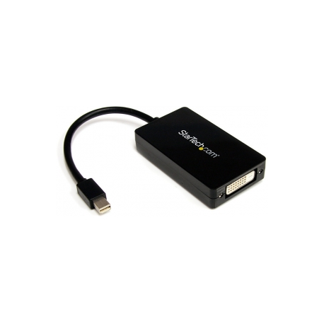StarTech.com Travel A / V adapter - 3-in-1 Mini DisplayPort to DisplayPort DVI or HDMI converter (MDP2DPDVHD) - Adapter - Mini DisplayPort male to DVI-D, HDMI, DisplayPort female - 15 cm - black - 3