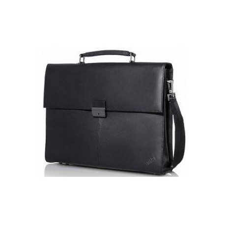 Lenovo ThinkPad Executive Leather Case - Notebook carrying case - 14.1" - black - for ThinkPad E14 Gen 4; L13 Yoga Gen 3; P1 Gen 5; T14s Gen 3; X1 Nano Gen 2 - 1