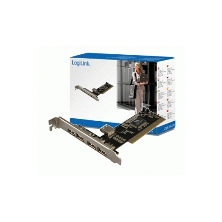 Logilink PC0028, PCI Interface card, 4+1x USB 2.0, VIA chipset