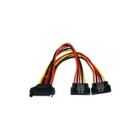 Startech .com SATA Power Y Splitter Adapter Cable - Power splitter - 15 pin SATA power - 15 pin SATA power - 15.24 cm - latched