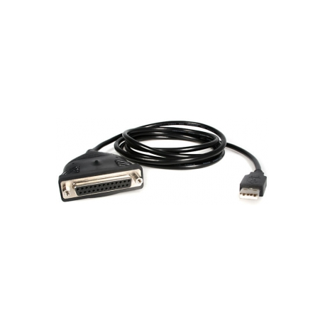 StarTech.com 6 ft  /  2m USB to DB25 Parallel Printer Adapter Cable - 2 Meter USB to IEEE-1284 Printer Cable - USB A to DB25 M / F (ICUSB1284D25) - Parallel adapter - USB 2.0 - IEEE 1284 - 2