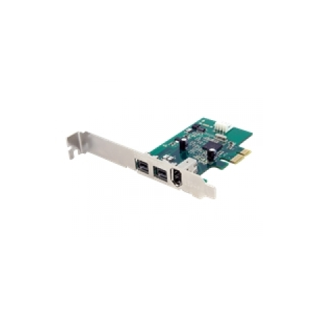 StarTech.com 3 Port 2b 1a 1394 PCI Express FireWire Card Adapter - 1394 FW PCIe FireWire 800  /  400 Card (PEX1394B3) - FireWire adapter - PCIe - FireWire 800 - 2 ports + 1 x FireWire - for P / N: BNDTB10GI, BNDTB210GSFP, BNDTB310GNDP, BNDTB410GSFP, BNDTB4M2E1, BNDTBUSB3142 - 0