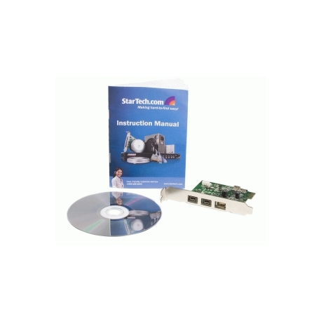 StarTech.com 3 Port 2b 1a 1394 PCI Express FireWire Card Adapter - 1394 FW PCIe FireWire 800  /  400 Card (PEX1394B3) - FireWire adapter - PCIe - FireWire 800 - 2 ports + 1 x FireWire - for P / N: BNDTB10GI, BNDTB210GSFP, BNDTB310GNDP, BNDTB410GSFP, BNDTB4M2E1, BNDTBUSB3142 - 2