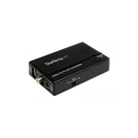 Startech .com Composite and S-Video to VGA Video Scan Converter - Video converter - black