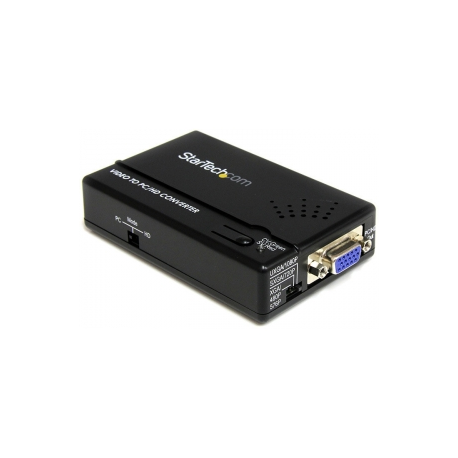 Startech .com Composite and S-Video to VGA Video Scan Converter - Video converter - black