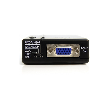 Startech .com Composite and S-Video to VGA Video Scan Converter - Video converter - black