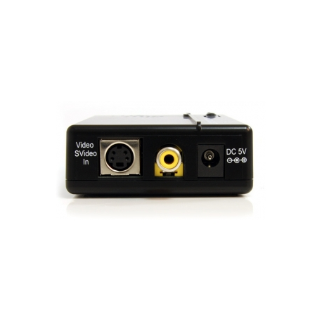 Startech .com Composite and S-Video to VGA Video Scan Converter - Video converter - black