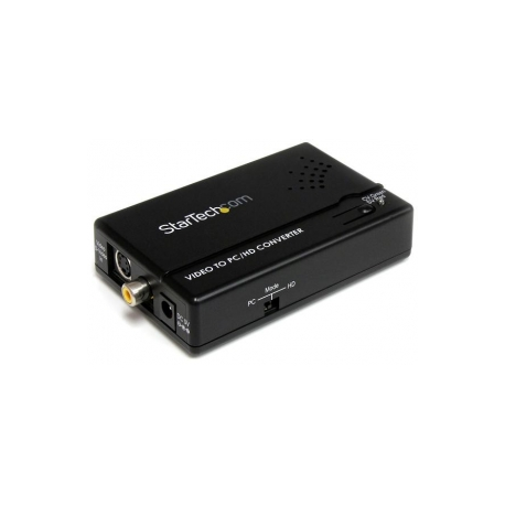 Startech .com Composite and S-Video to VGA Video Scan Converter - Video converter - black