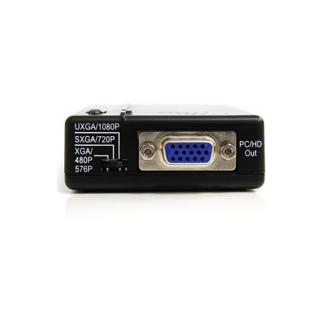 Startech .com Composite and S-Video to VGA Video Scan Converter - Video converter - black