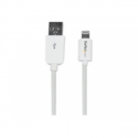 StarTech.com 2m (6ft) Long White Apple 8-pin Lightning Connector to USB Cable for iPhone  /  iPod  /  iPad - Charge and Sync Cable (USBLT2MW) - Lightning cable - Lightning male to USB male - 2 m - double shielded - white - for P / N: KITBXAVHDPEU, KITBXAVHDPNA, KITBXAVHDPUK, KITBXDOCKPEU, KITBXDOCKPUK, KITBZDOCK