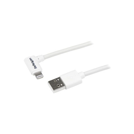 StarTech.com 2m (6ft) Long White Apple 8-pin Lightning Connector to USB Cable for iPhone  /  iPod  /  iPad - Charge and Sync Cable (USBLT2MW) - Lightning cable - Lightning male to USB male - 2 m - double shielded - white - for P / N: KITBXAVHDPEU, KITBXAVHDPNA, KITBXAVHDPUK, KITBXDOCKPEU, KITBXDOCKPUK, KITBZDOCK - 2