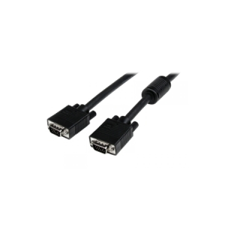 StarTech.com 1m Coax High Resolution Monitor VGA Cable HD15 M / M - VGA cable - HD-15 (VGA) (M) to HD-15 (VGA) (M) - 1 m - molded, thumbscrews - black - 0