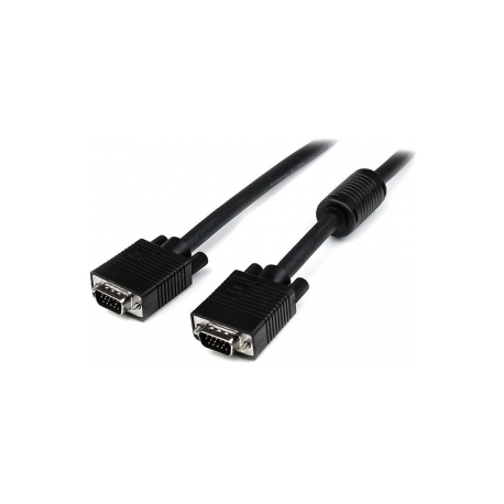 StarTech.com 1m Coax High Resolution Monitor VGA Cable HD15 M / M - VGA cable - HD-15 (VGA) (M) to HD-15 (VGA) (M) - 1 m - molded, thumbscrews - black - 1
