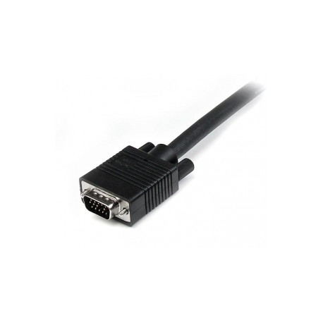 StarTech.com 1m Coax High Resolution Monitor VGA Cable HD15 M / M - VGA cable - HD-15 (VGA) (M) to HD-15 (VGA) (M) - 1 m - molded, thumbscrews - black - 2