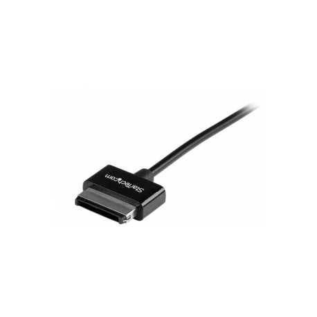 StarTech.com 3m Dock Connector to USB Cable ASUS Transformer Pad / Eee Pad - Charging / data cable - ASUS 40-pin Dock Connector male to USB male - 3 m - double shielded - black - for ASUS Transformer Pad TF300T, TF300TG, TF300TL - 2