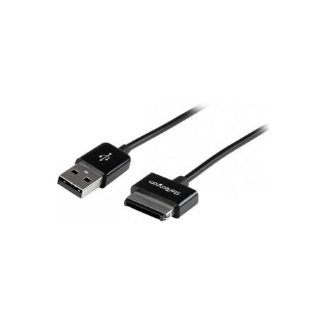 StarTech.com 3m Dock Connector to USB Cable ASUS Transformer Pad / Eee Pad - Charging / data cable - ASUS 40-pin Dock Connector male to USB male - 3 m - double shielded - black - for ASUS Transformer Pad TF300T, TF300TG, TF300TL - 3