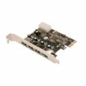 LogiLink USB 3.0 4-Port PCI Express Card - USB adapter - PCIe 2.0 - USB 3.0 x 4