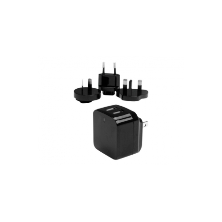 Startech 2 PORT USB TRAVEL WALL CHARGER (17W / 3.4A - 110V/220V)