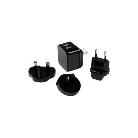 Startech 2 PORT USB TRAVEL WALL CHARGER (17W / 3.4A - 110V/220V)