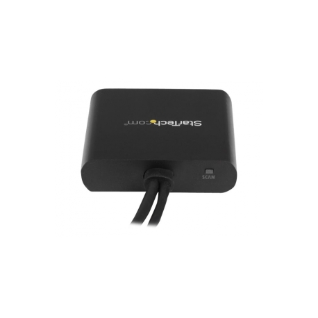 StarTech.com 2-Port Multi Monitor Adapter, Mini DisplayPort 1.2 to DisplayPort MST Hub, Dual 4K 30Hz, Windows Extended Desktop (MSTMDP122DP) - Video splitter - 2 x DisplayPort - desktop - 2