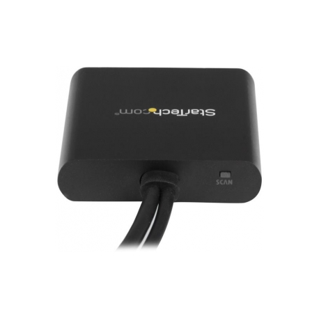 StarTech.com 2-Port Multi Monitor Adapter, Mini DisplayPort 1.2 to DisplayPort MST Hub, Dual 4K 30Hz, Windows Extended Desktop (MSTMDP122DP) - Video splitter - 2 x DisplayPort - desktop - 6