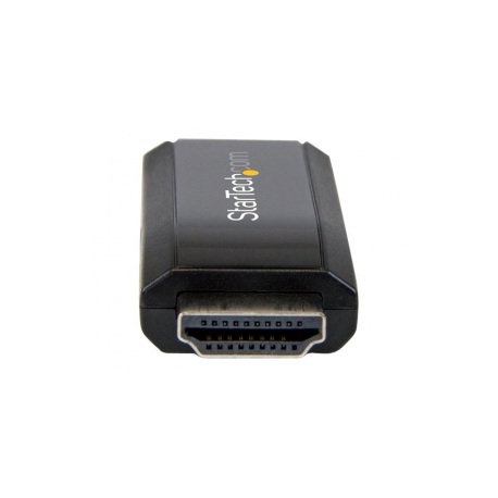 StarTech.com HDMI to VGA Adapter - Aux Audio Output - Compact - 1920x1200 - HDMI to VGA (HD2VGAMICRA) - Video converter - HDMI - VGA - black - 2