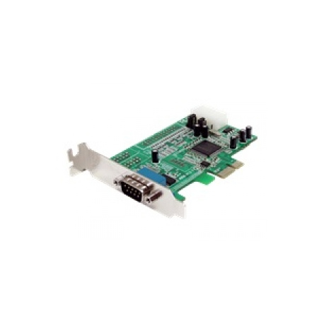 StarTech.com 1 Port Low Profile Native RS232 PCI Express Serial Card with 16550 UART (PEX1S553LP) - Serial adapter - PCIe low profile - RS-232 - 0