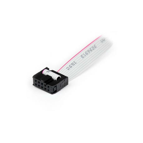 StarTech.com 2 Port 16in DB9 Serial Port BRacket to 10 Pin Header - DB9 bRacket - DB9 Header - Serial Port bRacket (PLATE9M2P16) - Serial panel - DB-9 (M) to 10 PIN IDC (F) - 40.64 cm - grey - 2