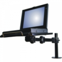 Neomounts by Newstar NOTEBOOK-D100 - Mounting kit - for notebook (full-motion) - black - screen size: 10"-22" - desk-mountable