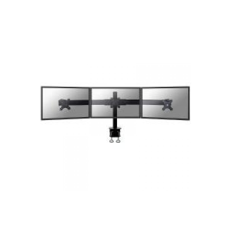 Newstar Flatscreen 10-27" FPMA-D700D3 Desk Mount (clamp) 3 SCRN, Black