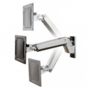 Ergotron Interactive Arm HD - Mounting kit (articulating arm, VESA adapter, wall mount bracket) - for LCD display (Constant Force motion) - aluminium - black trim, polished aluminium - screen size: 30"-55"