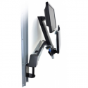 Ergotron StyleView - Mounting kit (wrist rest, track mount bracket kit, height adjust bracket, keyboard tray with left / right mouse tray, barcode scanner and mouse holder, combo arm) - for LCD display  /  PC equipment - white - screen size: up to 24"