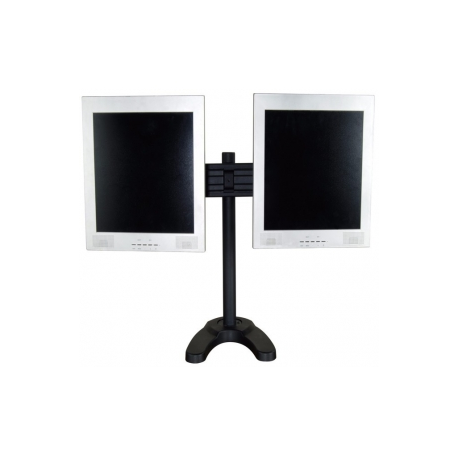 Neomounts by Newstar FPMA-D700D - Mounting kit - for 2 LCD displays (full-motion) - black - screen size: 19"-30" - clamp mountable, desk-mountable - 3