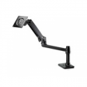 HP Single Monitor Arm - Mounting kit (desk clamp mount, grommet mount, single-screen mounting arm) - for LCD display - jack black - screen size: up to 24" - for HP t430, t430 v2; EliteDesk 705 G4, 705 G5; EliteOne 800 G5, 800 G6, 800 G8; ProOne 400 G4