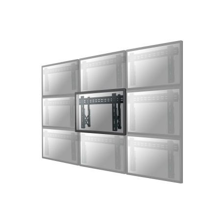 Neomounts by Newstar LED-VW1000BLACK - Bracket - for LCD display - black - screen size: 32"-75" - wall-mountable - 3