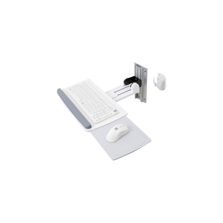 Ergotron Neo-Flex - Keyboard / mouse platform - slide-out - wall mountable - white - 0
