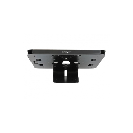 StarTech.com Secure Tablet Enclosure Stand- Lockable Anti Theft Steel Desk or Wall Mount for 9.7" iPad  /  Tablet - VESA Compatible (SECTBLTPOS) - Stand (mount bracket, pads, front plate, rear plate) - for tablet - lockable - steel - black - screen size: 9.7" - mounting interface: 100 x 100 mm - wall-mountable, desktop - for P / N: DK30CHPH - 3