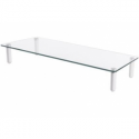 Digitus - Stand - for Monitor - plastic, aluminium, tempered glass - screen size: 13"-32" - desktop stand