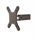 StarTech.com Monitor Wall Mount - Single Swivel - Supports Monitors 13" to 34" - VESA Monitor Wall Mount Bracket - Black (ARMWALLS) - Adjustable arm (mounting plate) - for monitor  /  flat panel - aluminium - black - screen size: 13"-34"