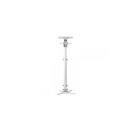 Optoma OCM815W - Mounting kit (pole mount) - for projector - white - ceiling mountable - for Optoma DS320, DS322, DW322, DX322, H185, H190, S336, UHD38, UHZ50, X381, ZU500, ZU720 - 0