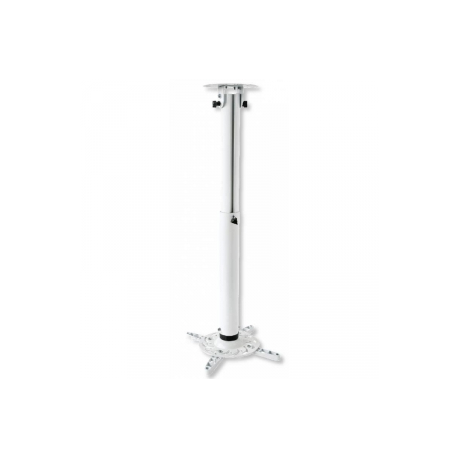 Techly Universal projector ceiling mount 50-77 cm 15 kg white - 0