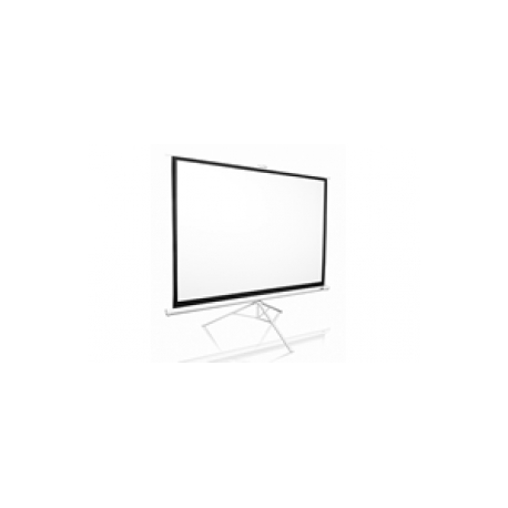 Elite Tripod Series T113UWS1 - Projection screen with tripod - 113" (287 cm) - 1:1 - Matte White - black - 6